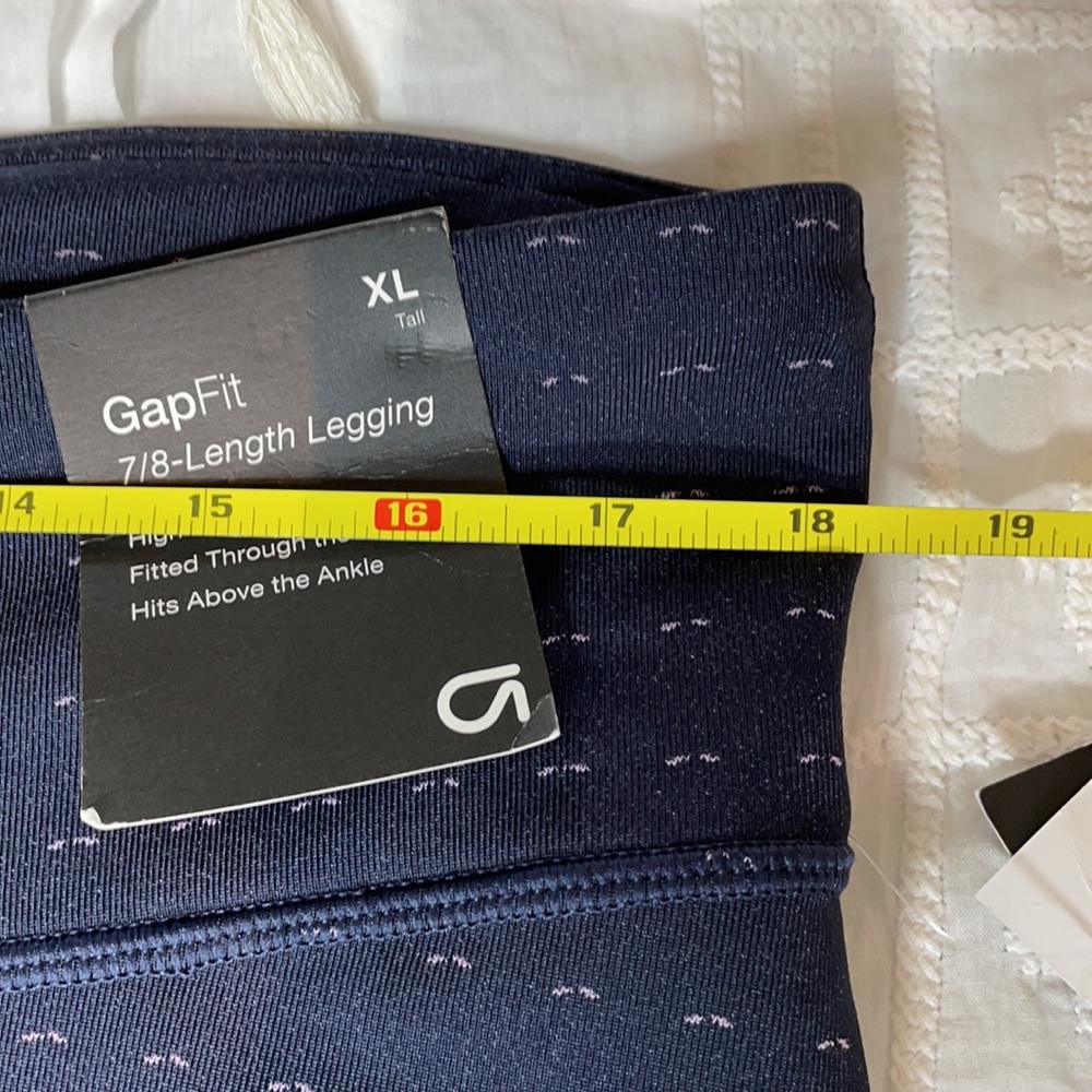 Gap Fit Navy Winterbrush 7/8 Legging *TALL - Picture 13 of 14